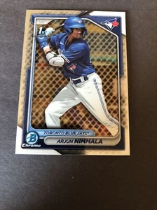 Arjun Nimmala 2024 Bowman Chrome Prospects 1° Rookie #BCP-142 Blue Jays - Foto 1 di 2