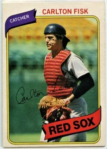 1980 O-PEE-CHEE BASEBALL #20 CARLTON FISK HOF - BOSTON RED SOX EX RAW (P21-04) - Imagen 1 de 4
