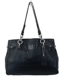 Coach Black Leather Colette Medium Sized Tote Shoulder Bag 16460 EUC - Picture 1 of 10