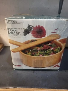 Lipper International Beechwood 7-Piece Salad Set  - Picture 1 of 5