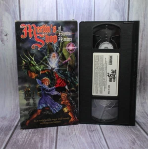 RARE Merlin’s Shop of Magical Wonders HORROR VHS Tape Fantasy Sci-Fi Magic - Picture 1 of 3