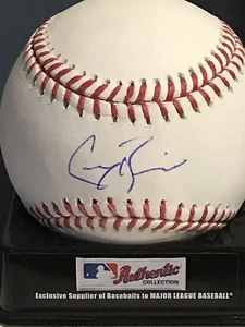 GREG BIRD NEW YORK YANKEES BECKETT AUTHENTICATED SIGNED OML BASEBALL - Picture 1 of 2