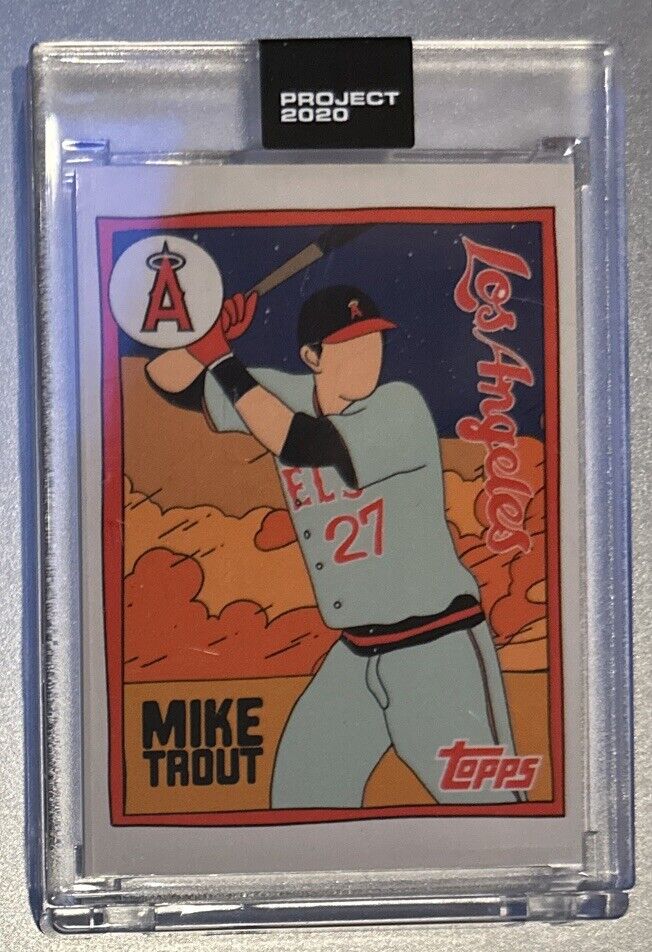 2020 Topps PROJECT 2020 #63 / Mike Trout / Fucci / Encased MINT