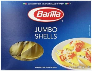 Barilla Pasta, Jumbo Shells, (12 Ounce, Boxes Pack Of 12) - Picture 1 of 1