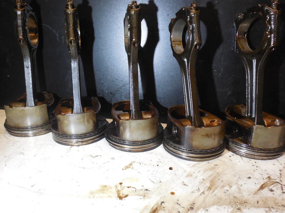 99-08 Mercedes R230 SL500 S500 Motor Pistón (Juego de 8) 03 x 96.986 M113 E500 Foto 1 de 4