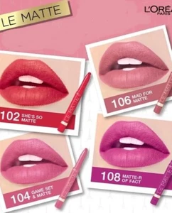 Color de labios mate L'Oreal Colour Riche Le. Color de labios de cobertura completa aterciopelado. - Imagen 1 de 8