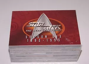 Carte collezionabili Skybox Star Trek The Next Generation Season Six 1992-93 sigillate - Foto 1 di 2