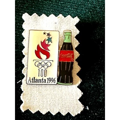 Vintage Coca-Cola Atlanta 1996 Olympic Games Commemorative Pin - Image 1 of 3