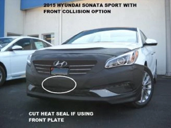 Lebra Front End Mask Cover Bra Fits 2015-17 Hyundai Sport Sonata W/Frt Collision - Image 1 of 1