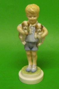 Vintage Royal Worcester Figur 3519 Monday Child (Boy) Days of week (Open Base) - Bild 1 von 5