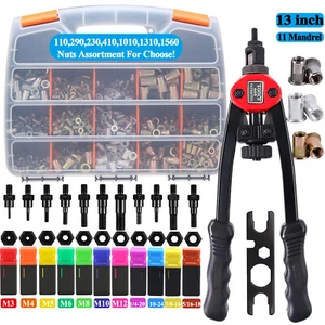 Rivet Nut Gun Kit Rivnut Tool Nut Setter Thread Setting Nutsert Tool SAE&Metric - Picture 1 of 48