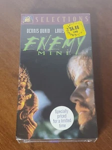 Enemy Mine Dennis Quaid 1985 Sci-fi Horror VHS Sealed - Picture 1 of 6