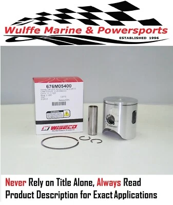 Wiseco Piston Kit Honda CR125 CR125R 1992-2003 676M05400 54mm Standard Bore - Image 1 of 2