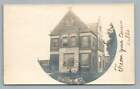1st National Bank BUTLER New Jersey RPPC Morris County NJ Antique Photo UDB 1905
