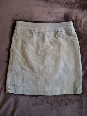 CROFT & BARROW SKORT 4 Patrón Regular Rayas Azul Blanco El Elastizado Sin Esfuerzo Foto 1 de 4