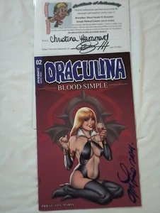 DRACULINA: Blood Simple #2 B (VFNM) Dynamite 2023 signed Joseph Michael Linsner - Picture 1 of 17
