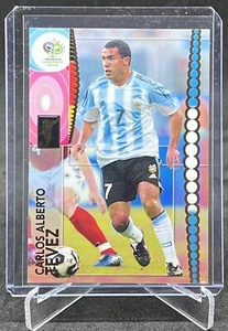 CARLOS TEVEZ 2006 Panini World Cup Soccer Card ARGENTINA #48 PSA - Picture 1 of 2