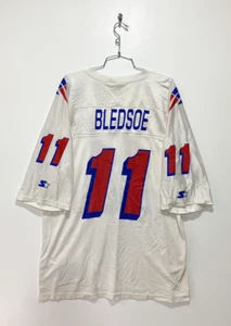 Drew Bledsoe New England Patriots Vintage Original Starter Jersey Size 52 26546 - Picture 1 of 4