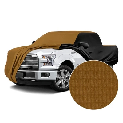 For Ford F-150 21-24 Satin Stretch Indoor Hertz Gold Custom Car Cover w Black - Image 1 of 4