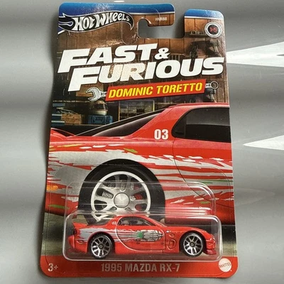 Hot Wheels Fast and Furious Dominic Toretto 1995 Mazda RX7 RX-7 - Image 1 of 4