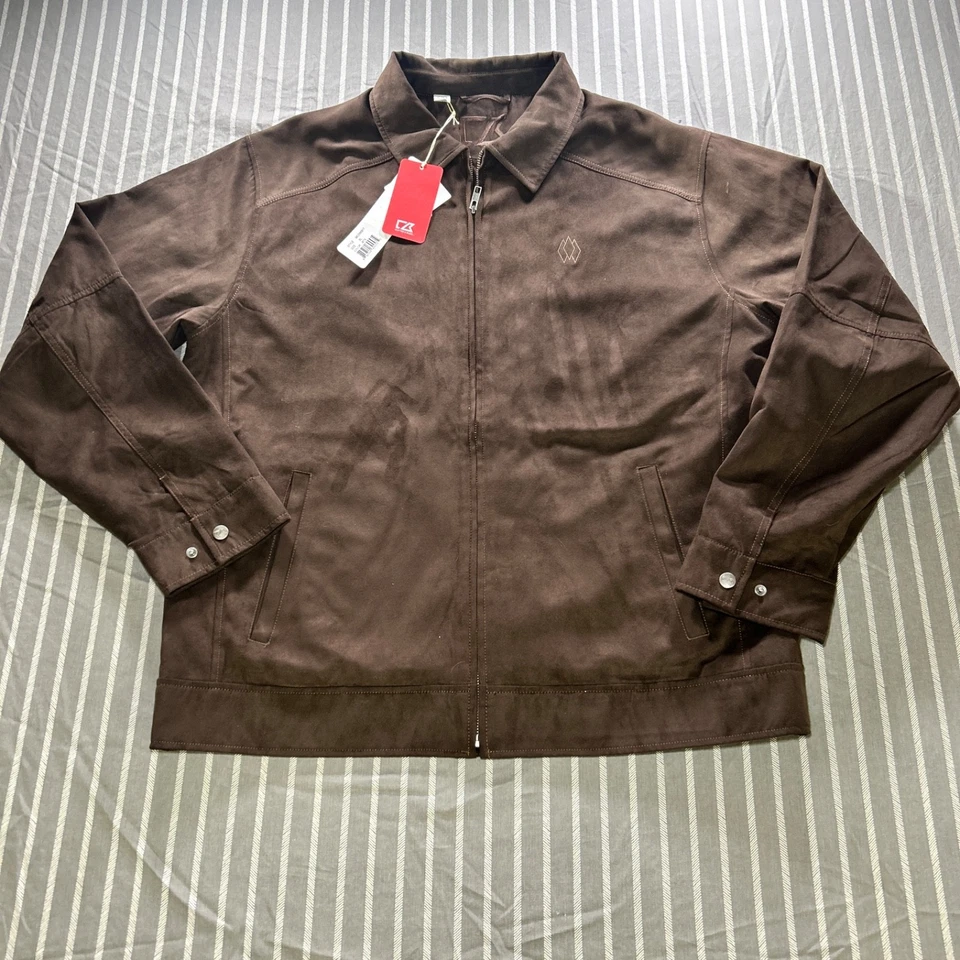 Cutter & Buck Roosevelt Zip Front Jackets in Bitte Men's Size XL - Image 1 of 4
