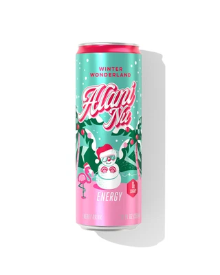 Bebida energética de Navidad Alani Nu Winter Wonderland edición 2025 12 OZ Foto 1 de 4