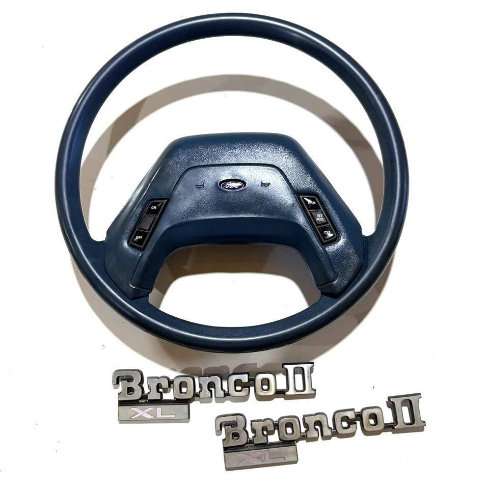 1983-1988 Ford Ranger (Bronco II) steering wheel w/cruise control (OEM) - Image 1 of 4