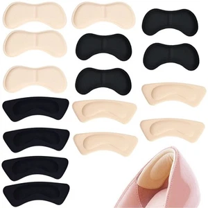 Cuscini Per Tallone Pad Heel Cuscinetti In Cotone Talloni 8 Paia Piedi Scarpe - Foto 1 di 12