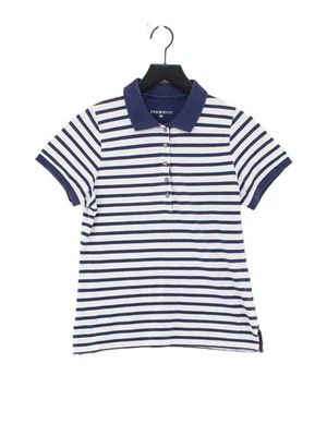 Charles Tyrwhitt Women's Polo M Blue Cotton with Elastane Basic - Image 1 of 4