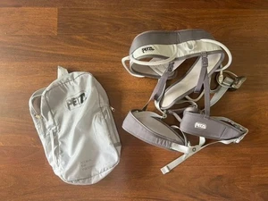 Petzl Corax Climbing Harness Grey Adjustable Seat Harness Rock Climbing NWT - Picture 1 of 5