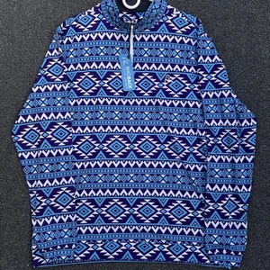 Rhoback The Warrior Performance 1/4 Zip Pullover Mens Size XL Aztec Print NWT - Picture 1 of 6