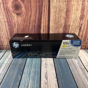 Auténtico cartucho de tóner para impresora HP Laserjet CB542A amarillo 125A NUEVO EN CAJA - Imagen 1 de 5