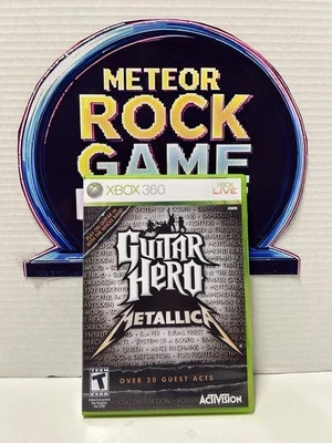 Guitar Hero Metallica(微软 Xbox 360,2009)干净游戏光盘-今日发货 — 第 1/4 张图片