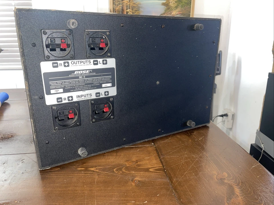 Bose Acoustimass SE-5 Subwoofer Base Unit Home Audio System  Black Untested - image 1 of 4