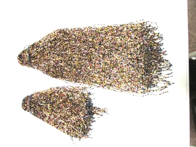 Lote De Colección 2 Piezas Danza del Vientre Multicolor Vidrio Corneta Cuentas Flecos para Disfraz Foto 1 de 4