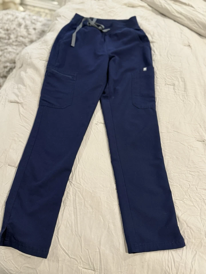 Pantalones Médicos Figs Mujer XS Azul Marino Colección Técnica 100% Impresionantes Foto 1 de 4