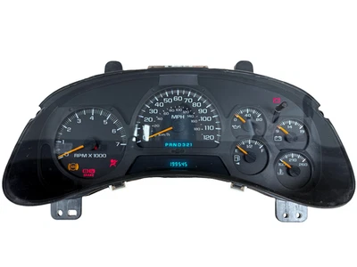 Speedometer Instrument Cluster Dash 2002 Chevy Trailblazer 199,545 Miles REBUILT - Image 1 of 4