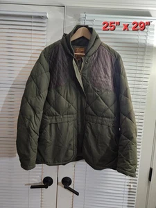 EDDIE BAUER SPORT SHOP JACKE PREMIUM GÄNSEDAUNEN Leder Ellenbogenbesatz Herren XXL - Bild 1 von 5