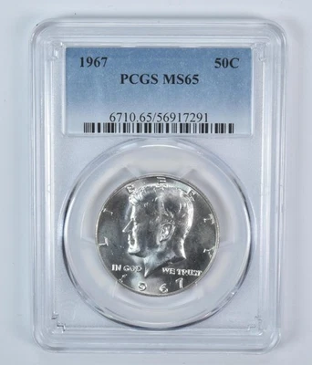 1967 Kennedy Half Dollar MS65 PCGS - Image 1 of 4