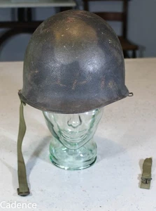 US Vietnamkrieg USN Navy Captain Camouflage Camo bemalt M1 Helm mit Innenfutter COOL - Bild 1 von 24