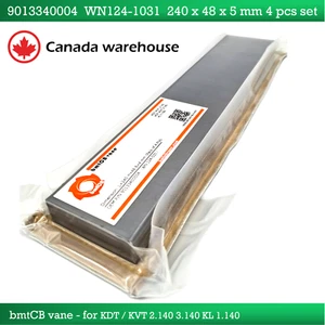bmtCB cabon pmp vane fit Becker KDT KVT 2.140 1.140 90133400004 WN124-031 4pcs - Picture 1 of 7