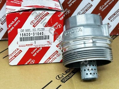 15620-31040 Genuine Toyota Lexus IS250 GS450H GS300 Oil Filter Cap Assembly OEM - Image 1 of 4