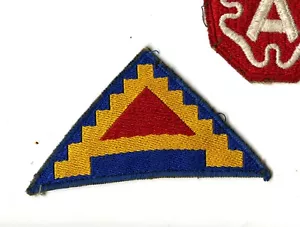 Parche Séptimo Ejército Hecho en Alemania Vintage Original Tejido Bevo - Imagen 1 de 2