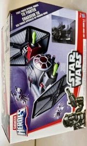 STAR WARS GALACTIC HEROES 1ST ORDER TIE FIGHTER AND PILOT HASBRO PLAYSCHOOL NEW - Picture 1 of 2