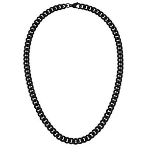 9,2mm Kette Halskette aus Edelstahl schwarz beschichtet 55cm für Herren - Picture 1 of 1