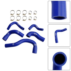 Tubo raffreddamento radiatore in silicone per Yamaha MT-09 XSR900 Blue L3 - Bild 1 von 13