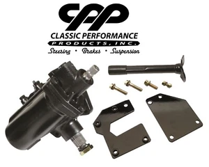 63 63 64 65 66 Chevy GMC Truck 500 Power Steering Conversion Box Brackets Shaft - Picture 1 of 5