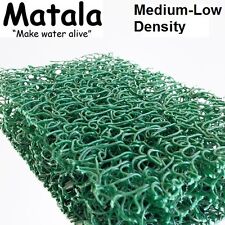 Green Matala 4-Pack Pond Filter Mat - 12"x12" - Medium-Low Density Filter Media