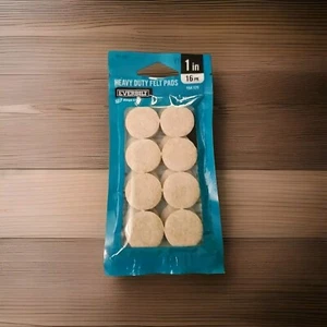 Everbilt 1-inch Beige Heavy Duty Self-Adhesive Felt Pads (1-Pk) 16pcs - Picture 1 of 7