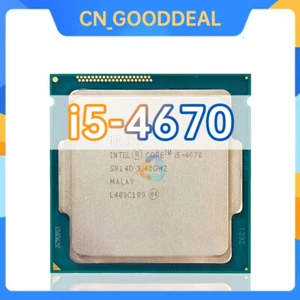 Intel Core i5-4670 SR14D 3.4GHz 4C / 4T 6MB 84W LGA1150 CPU Processor - Picture 1 of 1